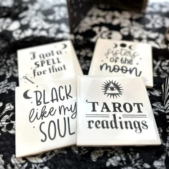 Mystcal Ceramic Coasters - Picture 1 of 1